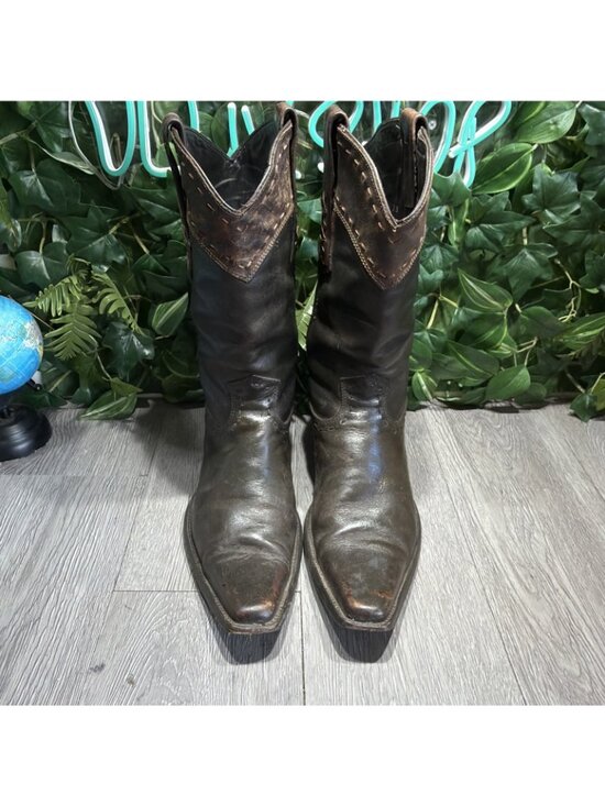 Cuadra Mens Genuine Leather Western Cowboy Boots Brown Size 10 Distressed  Boho main image 10